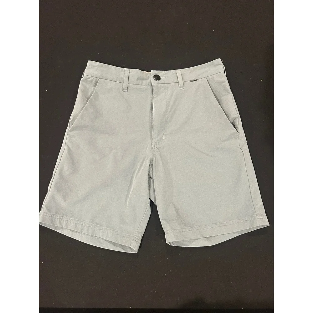 Jacks Surfboards 28‎ Gray Shorts Mens Casual Flat Front